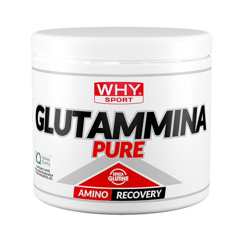 WhySport Glutammina Pure integratore per il recupero muscolare 250 grammi