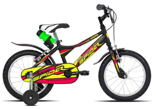 Brera Bicicletta Bambino Mtb 16'' Spider Con Rotelle