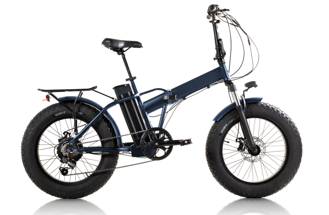 Coppi Fat Bike elettrica Vesuvio 36v 10Ah 250w Blu