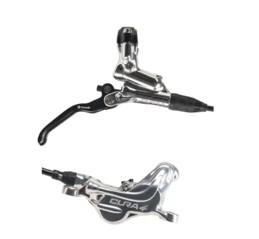 Formula Freno A Disco Cura 4 4 Pistoni Singolo Destro / Sinistro Argento