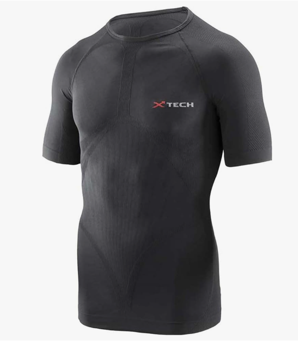 Xtech Maglia Energy Intimo Manica Corta Nero