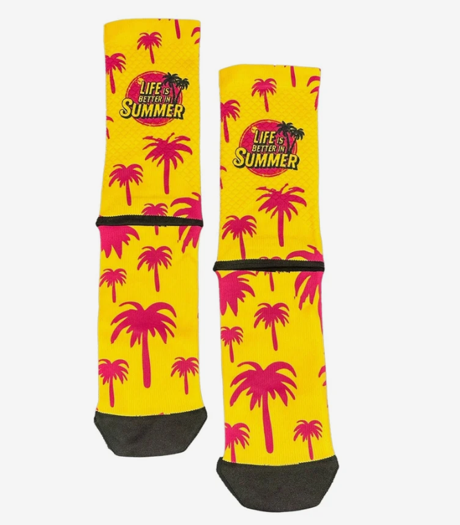 MBWEAR Calze Ciclismo Fun Summer Life is better