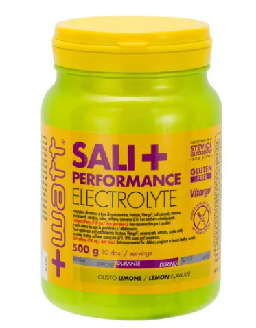 +Watt Sali+ Performance Electrolyte Integratore Energizzante 500g