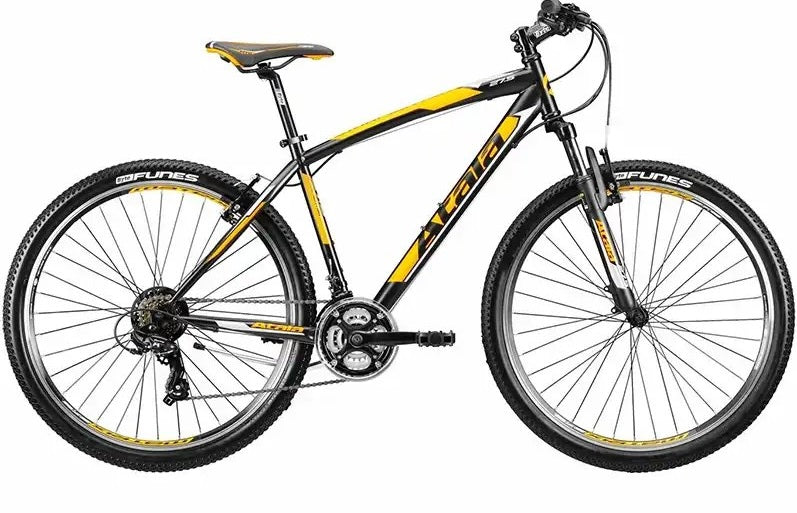 Atala Starfighter 27.5" Shimano Tourney 21V, Nero/Arancio Opaco