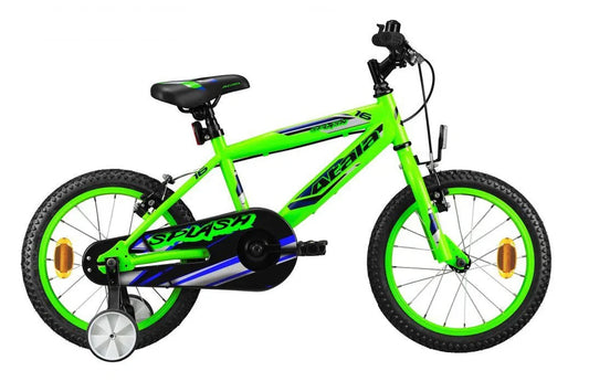 Atala Splash 16" Con Rotelle Verde Fluo Blu