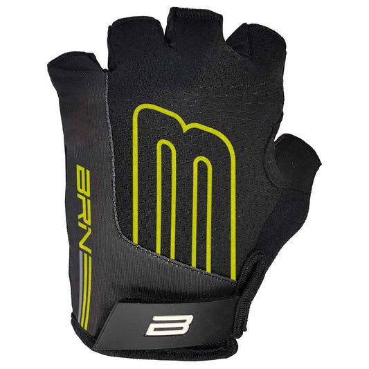 Brn Guanti Estivi Gel Pro Nero Giallo