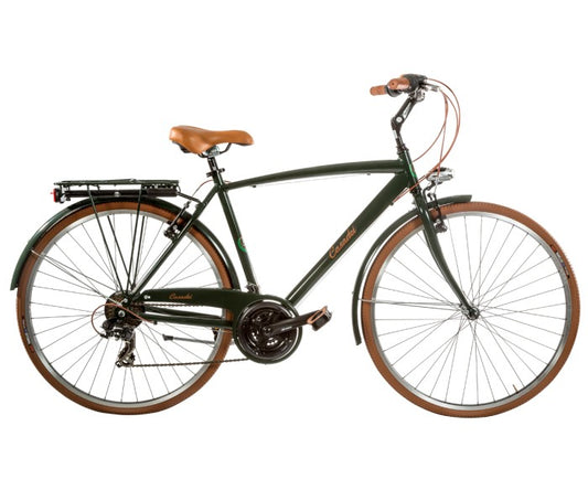 Casadei Bici Sport Uomo Retrò 28" 6V Acciaio Nero Opaco