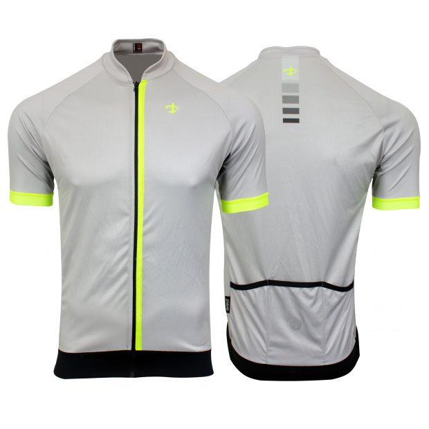 Deko Maglia Delta Grigio/Giallo