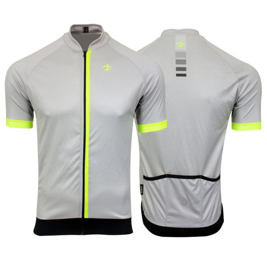 Deko Maglia Delta Grigio/Giallo