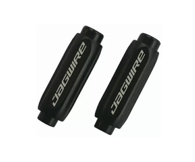 Jagwire Coppia Regolatori Lineari Indicizzati Pro per Guaine Cambio Intrecciate 4,5mm Nero