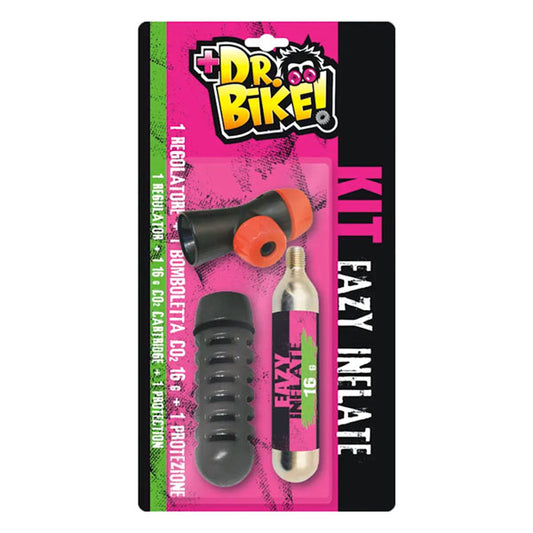 Dr. BIKE Kit Gonfiaggio CO2 16g con Erogatore per Bici e MTB