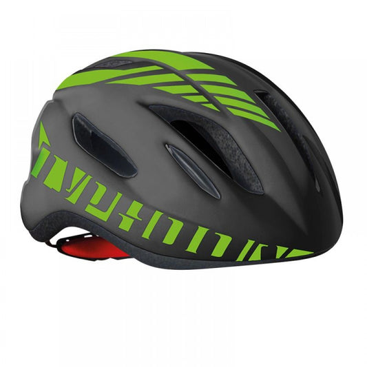 MVTEK Casco Bicicletta Typhoon Nero Verde