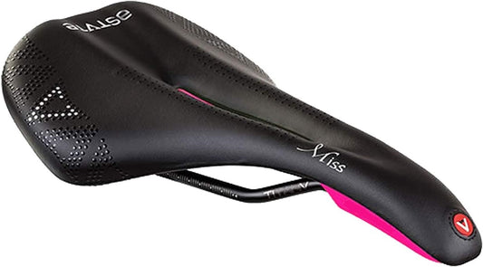 Sella Astute Missline per Bici da Corsa Nero/Fucsia