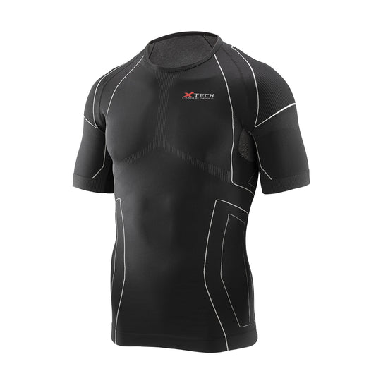 X Tech Maglia Intima Race3 Manica Corta Nero