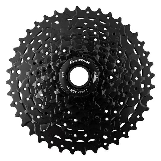 SUNRACE Cassetta pignoni M980 9v 11 40 corpetto Shimano HG nero