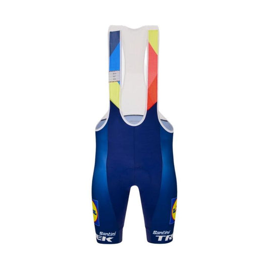 Santini Salopette Lidl Trek Replica Race Blu/Giallo