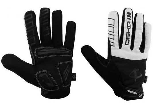Deko Guanti Invernali NEW TECH Nero Bianco S