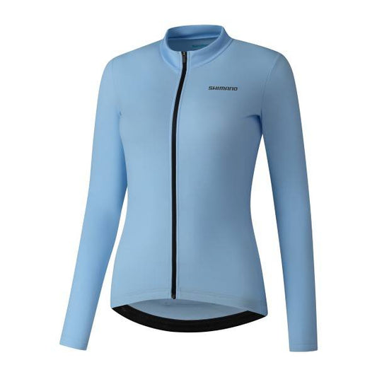 Shimano Maglia Manica Lunga Kaede Donna Azzurro
