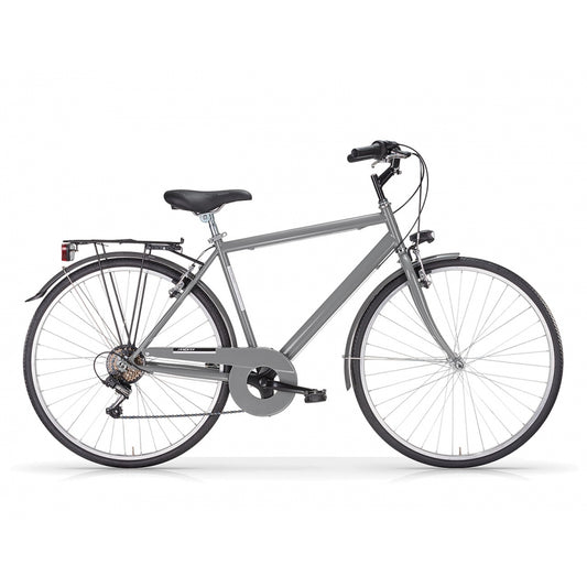 MBM Touring Uomo 28" 6V Grigio City Bike