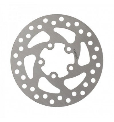 Disco freno Ashima per monopattino 120mm 5 fori acciaio inox silver