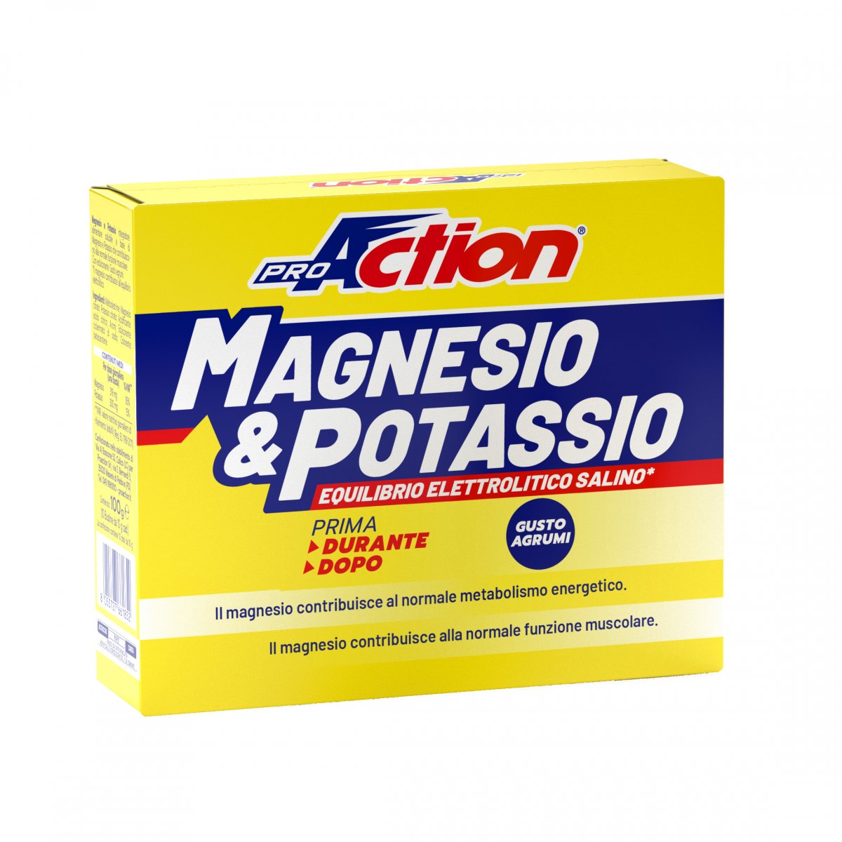 Pro Action Magnesio E Potassio MG+K 10 Bustine