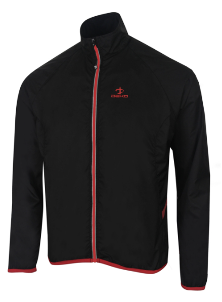 Deko Mantellina Antivento Antipioggia New Soft Nero/Rosso