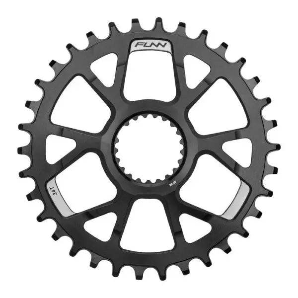 Funn Corona 30 denti Offset 0mm Direct Mount Shimano nero