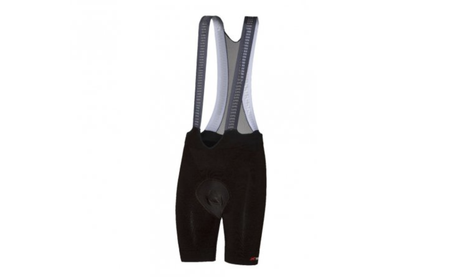 X Tech pantaloncino rise con bretelle nero