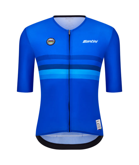 Santini Maglia Estiva UCI World Champion Italia Blu 2025