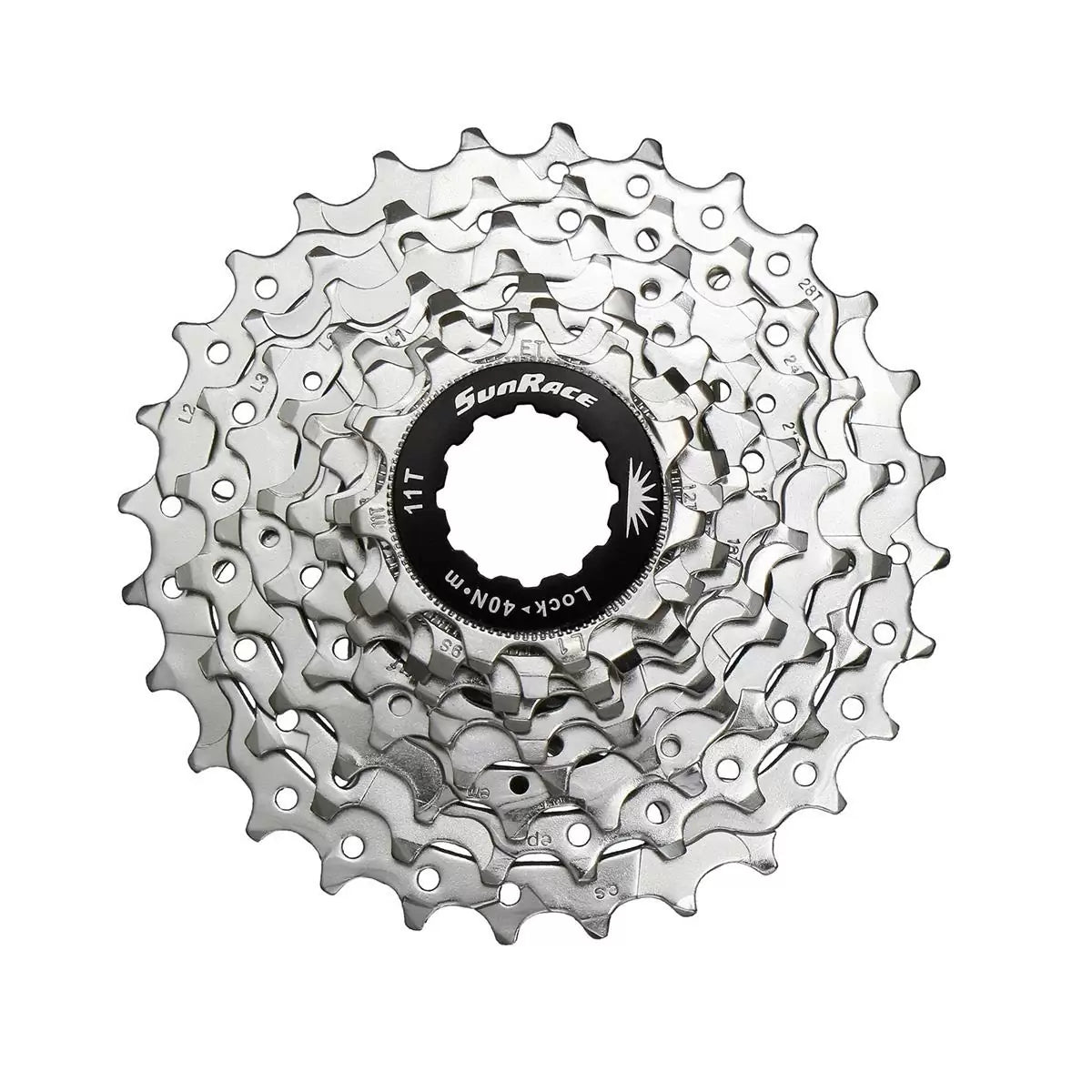 SUNRACE Cassetta pignoni CSR91 9v 11 25 silver
