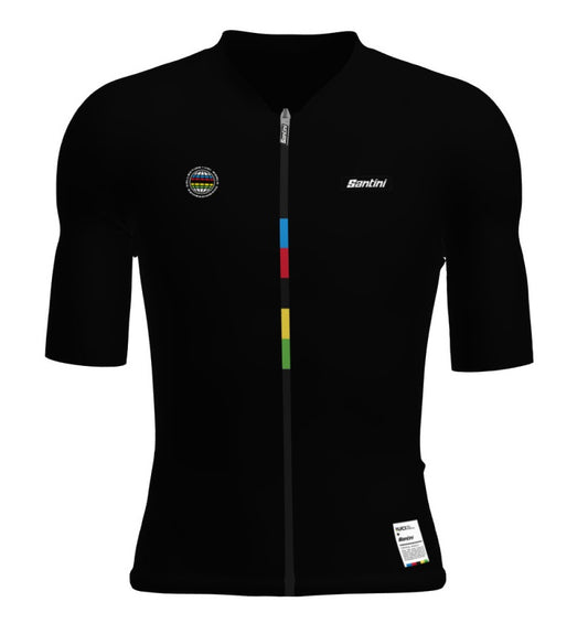 Santini Maglia Estiva UCI World Champion Nero Mondo