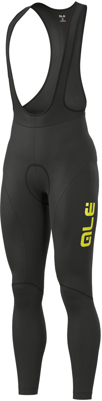 Alè Calzamaglia Invernale SOLID Black/Yellow