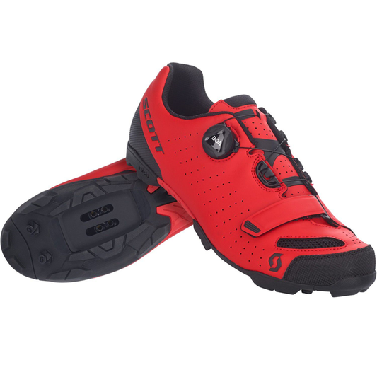 Scott Scarpe Mtb Comp Boa Rosso