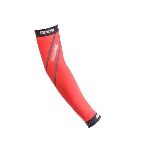 Santini Manicotti termofelpato Acquazero H20 Rosso