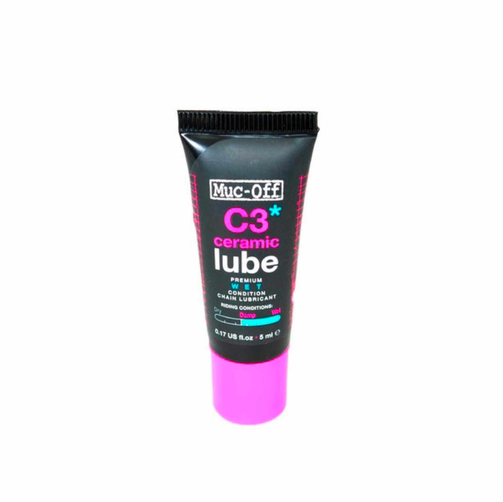 MUC OFF Lubrificante WET ceramic lube biodegradabile rosa 5ml