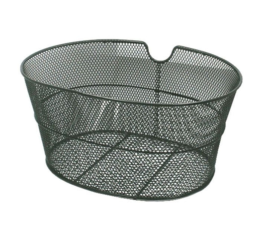 Cestino Ovale in Ferro Nero