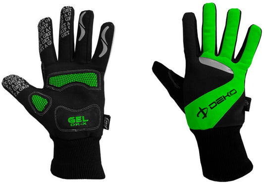 Deko Guanti Invernali VELVET Nero Verde M