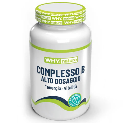 WhyNature Complesso B Alto Dosaggio 60 Cpr