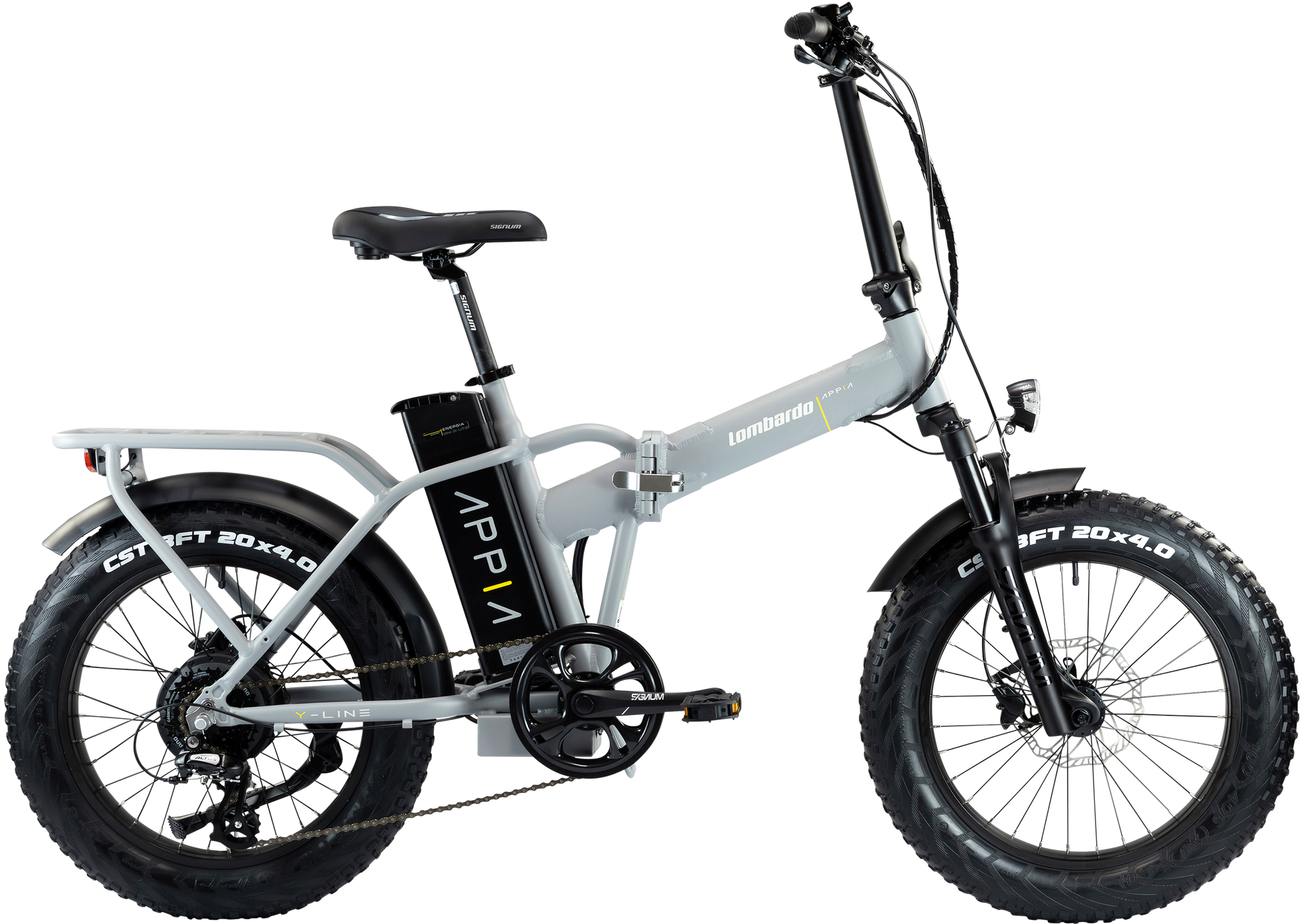 Lombardo Appia Fat Bike 20" 48v 250w 55Nm 13Ah 624 Wh