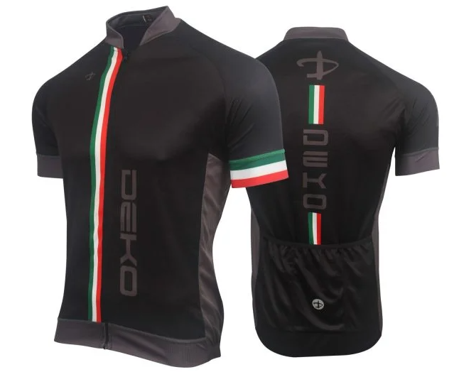 Deko Maglia Estiva Flag Nero/Tricolore