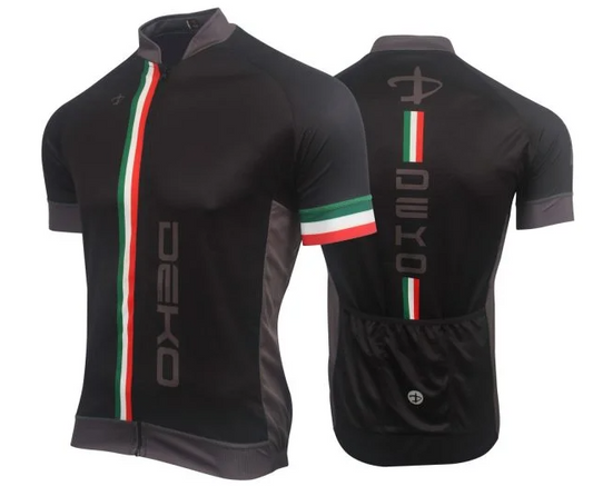 Deko Maglia Estiva Flag Nero/Tricolore