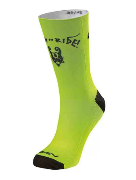 BRN Calze Ciclismo To Ride Giallo Fluo Taglia 39/42