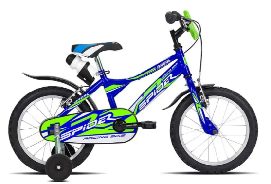 Brera Bicicletta Bambino Mtb 16'' Spider Con Rotelle