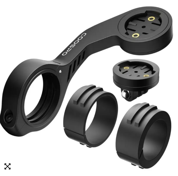 COOSPO Staffa Di Supporto Ciclocomputer Attacco Garmin Nero MT5S