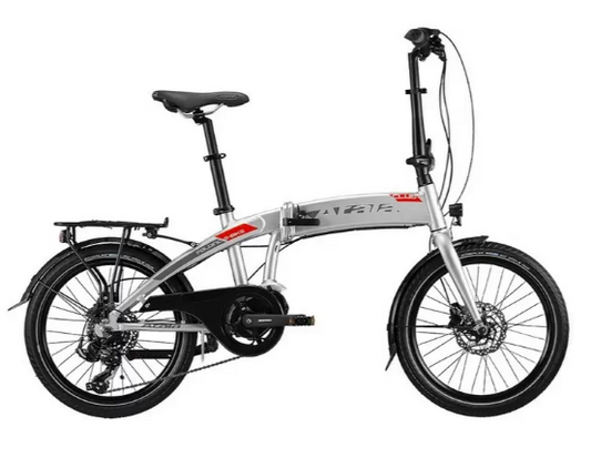 Atala Bici Elettrica Pieghevole Club 20'' 7v AM80 Agile Grigio/Rosso