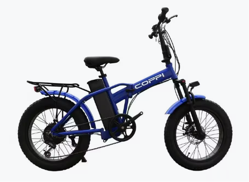 Coppi Fat Bike elettrica Vesuvio 36v 10Ah 250w Blu