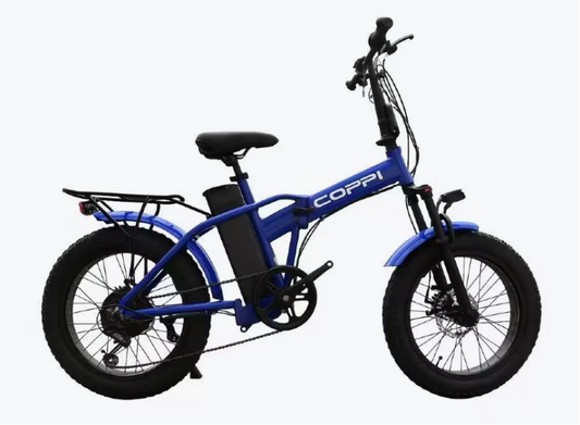 Coppi Fat Bike elettrica Vesuvio 36v 10Ah 250w Blu