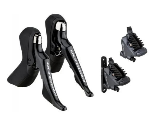 Shimano Ultegra ST-R8020 Coppia Comandi + Freni a Disco 2x11v