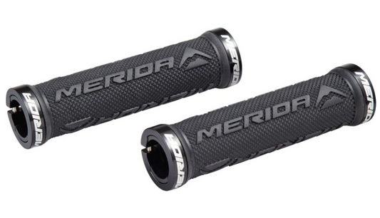 Merida Manopole Grip con Collarino Nero