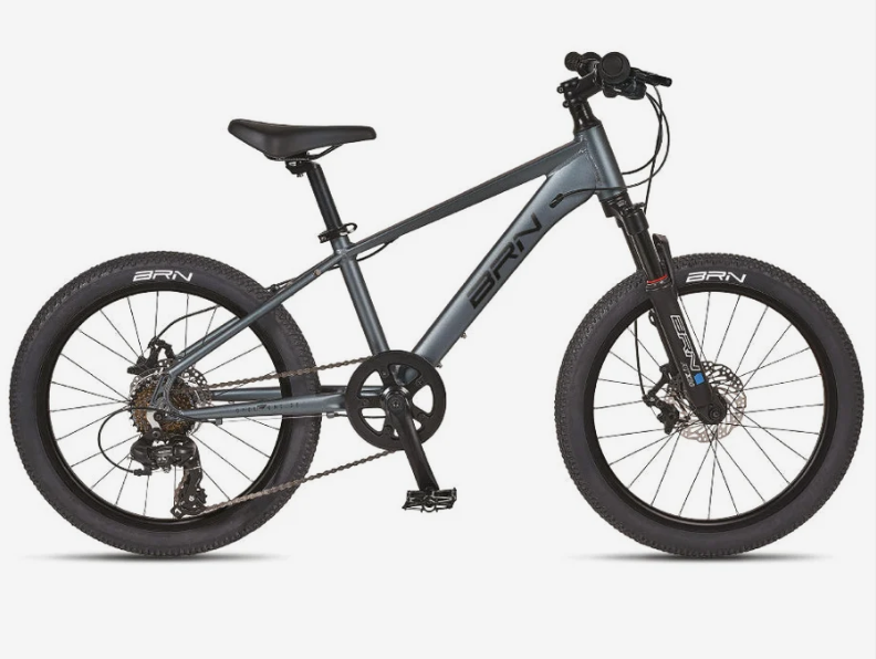 BRN Bici bambino Young 20 Freni a Disco Ammortizzata Grigio